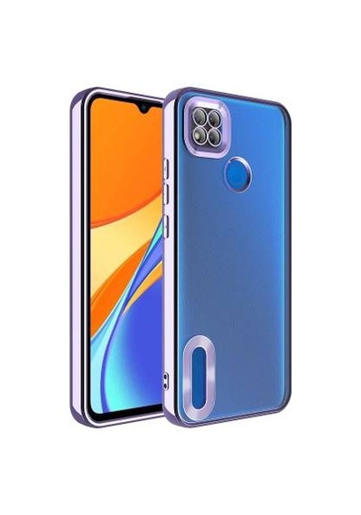 Lexroo Xiaomi Redmi 10a Kamera Korumalı Logo Gösteren Omega Tpu Silikon İnce Kılıf - Lila