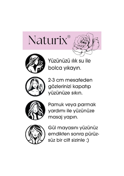 Naturix Gül Mayası Aydınlatıcı ve Gözenek Sıkılaştırıcı Tonik 100 ML