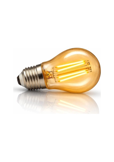 Bay 1 Adet Kendal Kes603 Led Rustik Ampul 6w Amber Işık E27 Duy Najmaddin