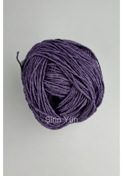 Sarılmış Kağıt İp 100 Gram Patlıcan Moru