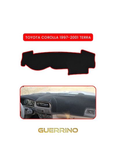 Toyota Corolla 1997-2001 Terratorpido Koruma Halısı Kırmızı Kenar