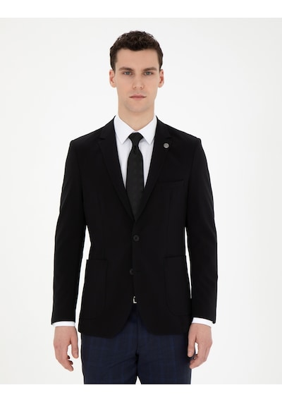 Pierre Cardin Erkek Siyah Ceket 50287775-vr046 Siyah