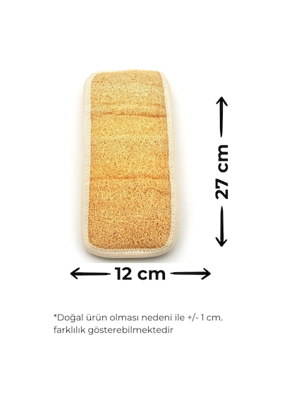 Doğal Kabak Lifi 3'lü Banyo Hamam Kese Seti Yüz + Vücud + Sırt