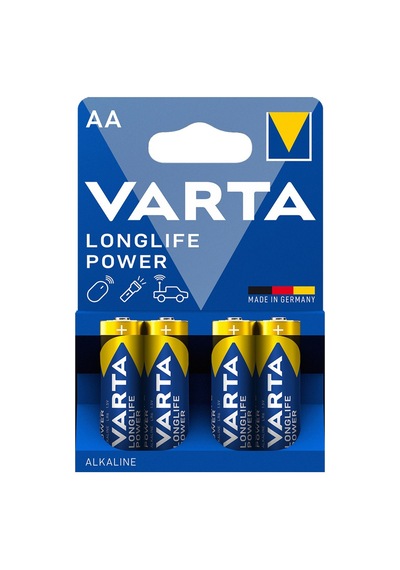 Varta Longlife Power Aa Kalem Pil 4'lü Paket Alkalin - 8 Adet Tarı