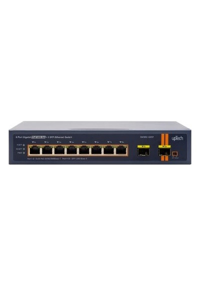 UPTECH SW1082-GGSP 8 PORT 10/100/1000 GİGABYTE POE 2 PORT 1000 SF