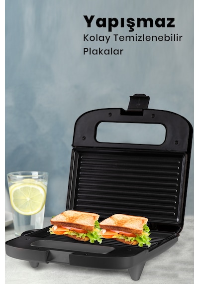 Goldmaster Tostini 750 W Isınmaya Dayanıklı Mini Tost Makinesi