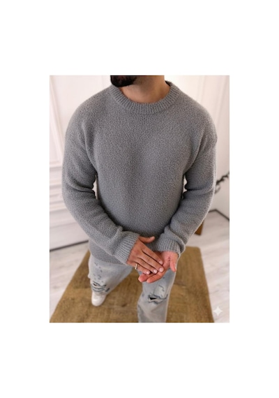 Elku Moda Sweatshirt Oversize Tüylenmez Polar Kazak Bol Kesim Naturel Pamuk Rahat Kesim Salaş Peluş Kazak Gri Elku Moda Sweatshirt Oversize Tüylenmez Polar Kazak Bol Kesim Naturel Pamuk Rahat Kesim Salaş Peluş Kazak Gri