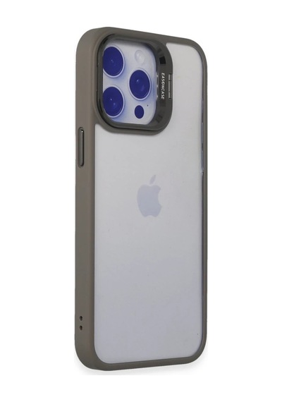 Joko Apple Apple iPhone Uyumlu 15 Pro Max Kılıf Roblox Lens Standlı Kapak - Titan Gri Diğer