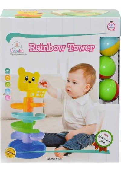 Birlik Toys Babycim Gökkuşağı Kule - Urt021-002
