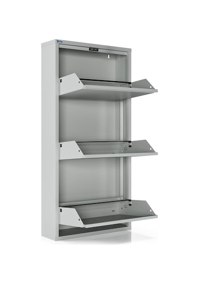 Ceha  3'lü Metal Ayakkabılık - Gri K.AYK-3 /AB7035 Gri