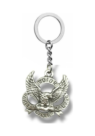 Motorcycles Logolu Metal Anahtarlık Biker Tutkusunun Simgesi