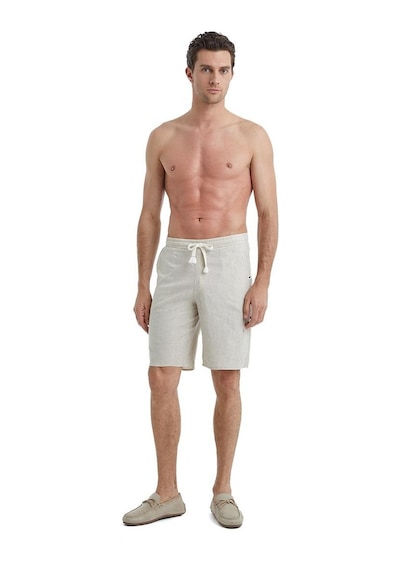 Blackspade Erkek Keten Krem Şort C0T6N4O04 001