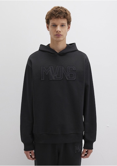 Mavi - Mvjns Baskılı Kapüşonlu Siyah Sweatshirt 0s10346-900 Siyah