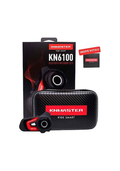 Knmaster Kn6100 Pro Motosiklet Bluetooth Interkom Kulaklık Seti