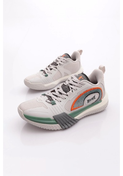 Qiaodan Qha013253102e Erkek Spor Ayakkabı Gray Green