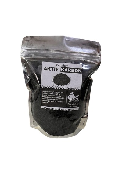 Premium Aktif Karbon Akvaryum Filtresi 250 Gram