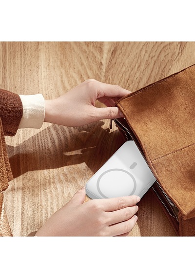 Woyax Ledli Makyaj Aynalı Powerbank 3000mah Taşınabilir Şarj Cihazı Apple Uyumlu iPhone Samsung Xiaomi Beyaz