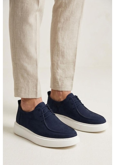 Tardelli 3784 Erkek Hakiki Deri Loafer Ayakkabı Lacıvert