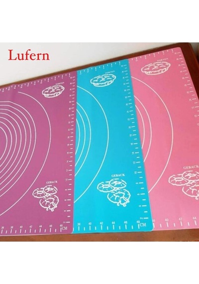 Çok Amaçlı Kaydırmaz Silikon Hamur Açma Matı 50 X 40 Cm Premium Kalite Yıkanabilir Gıda Uyumlu