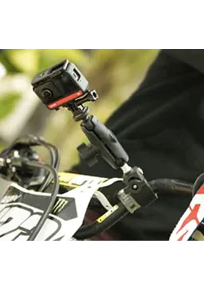 Outfire Insta360 Ve Tüm Aksiyon Kameralarına Uyumlu Motosiklet... Siyah