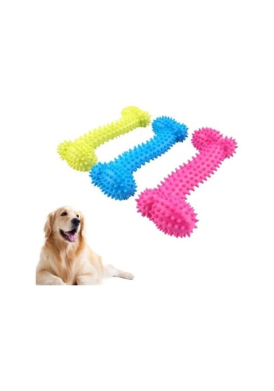 Evcil Hayvan Kemik Şeklinde Isırma Diş Kaşıma Oyuncağı Köpek Eğlence Aparatı