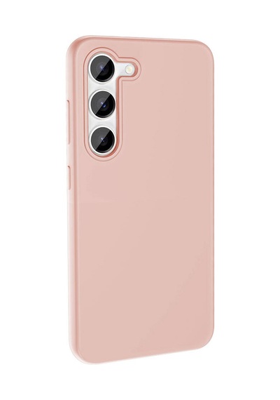 Galaxy S23 Kılıf M-safe Şarj Özellikli Sıvı Teknolojili Silinebilir Sert Zore Kivi Kapak - Siyah