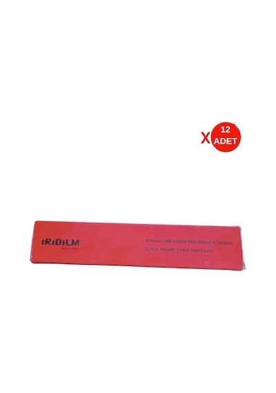 Eğe Iridium 1/8'' 3.2 Mm 12 Adet Zincir Bileme Eğesi Orijinal İtalyan Malı