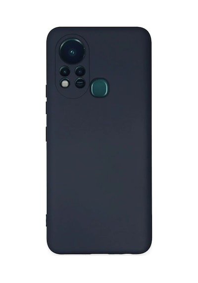 İnfinix Hot 11s Uyumlu Kılıf Nano İçi Kadife Silikon - Lacivert