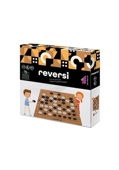 Reversi Ahşap Zeka Ve Akıl Oyunu 5+ Yaş 2 Oyuncu