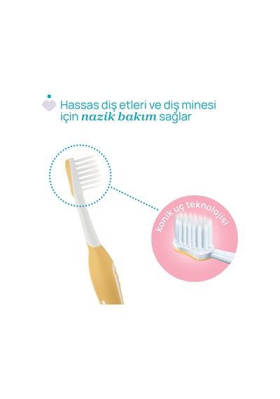Chicco 2'li Diş Fırçası 6-36 Ay Lılac Mustard 00012082000000 Çok Renkli