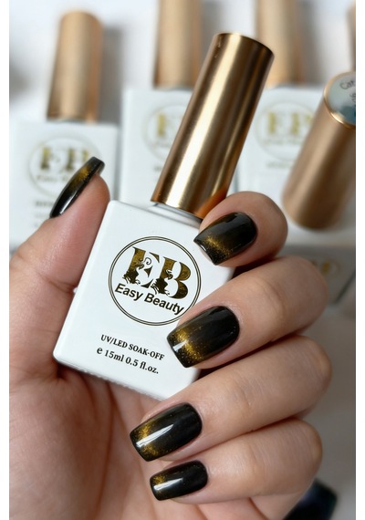 15ml Kedi Gözü Kalıcı Oje - Tpo İçermez - Protez Tırnak Ojesi - Cat Eye Gel Polsıh 9d4 75-9d4