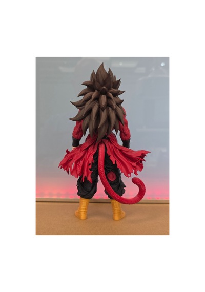 Goku Ssj4 Figür 20cm-3d Baskı-kolleksiyonluk Biblo