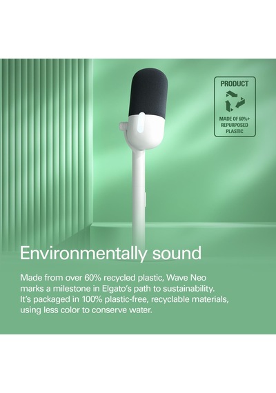 Elgato Wave Neo Usb Kondenser Mikrofon, Sessize Dokunun, Oyun,