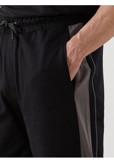Lc Waikiki Lcwaıkıkı Classic Standart Kalıp Erkek Roller Şort New Black
