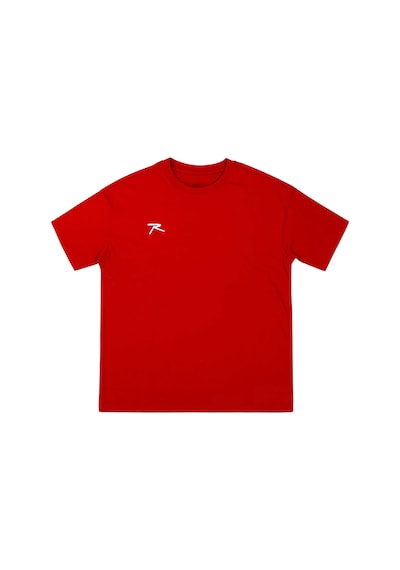 Raru Pamuk Oversize Basic T-shirt Latus Kırmızı KIrmızı