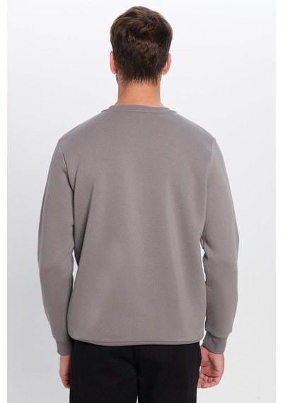 Tudors Unisex Oversize Geniş Kesim Pamuklu Yumuşak Dokulu İçi Polarlı Basic Gri Bisiklet Yaka Sweatshirt-31939 Gri Tudors Unisex Oversize Geniş Kesim Pamuklu Yumuşak Dokulu İçi Polarlı Basic Gri Bisiklet Yaka Sweatshirt-31939 Gri