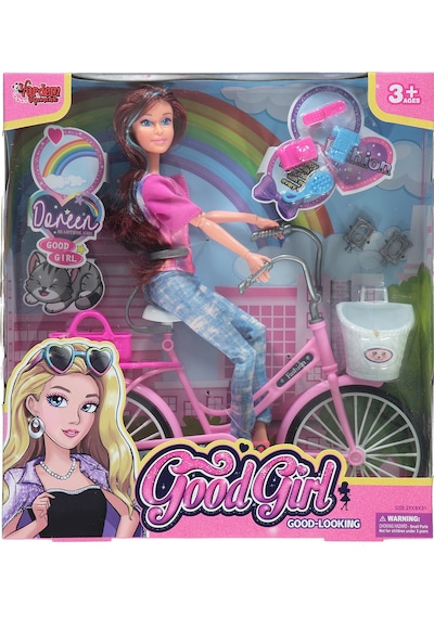 Vardem Oyuncak Bisikletli Ve Aksesuarlı Bebek Renkli G4018676023n1