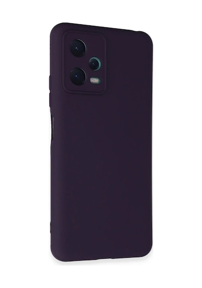 Xiaomi Redmi Note 12 5g Uyumlu Kılıf Nano İçi Kadife Silikon - Mor