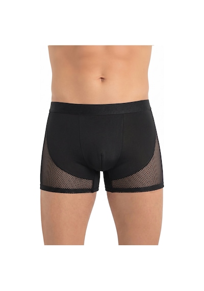 Just Inner Erkek Modal Boxer Fileli Terletmez Doğal Yapı 135010 Siyah