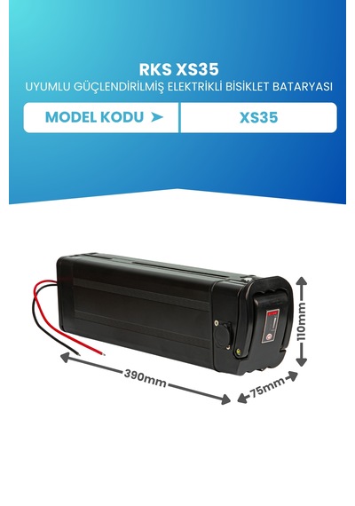 Rks Xs35 Uyumlu 36v 10ah Güçlendirilmiş Batarya