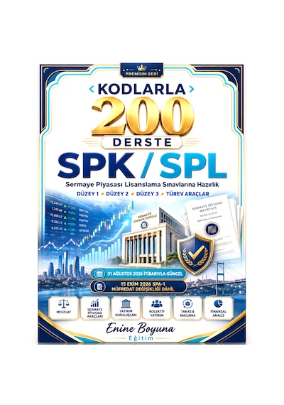 Kodlarla 200 Derste Spk / Spl Sermaye Piyasası Lisanslama Sınavlarına Hazırlık