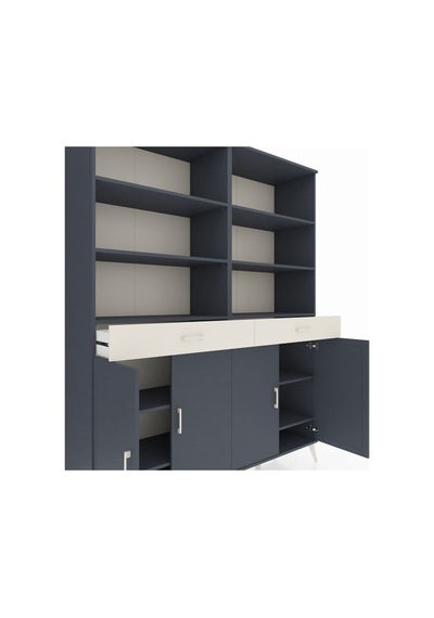 Hyperion Gardrop 10 Raflı 2 Çekmeceli 4 Kapaklı 176x44x221 Antrasit-antrasit/aytaşı Antrasit/aytaşı Hyperion Gardrop 10 Raflı 2 Çekmeceli 4 Kapaklı 176x44x221 Antrasit-antrasit/aytaşı Antrasit/aytaşı