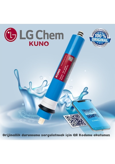 Lotto Filters Lg Kuno Membran 75 Gpd Su Arıtma Membran Filtre Yedek Parça
