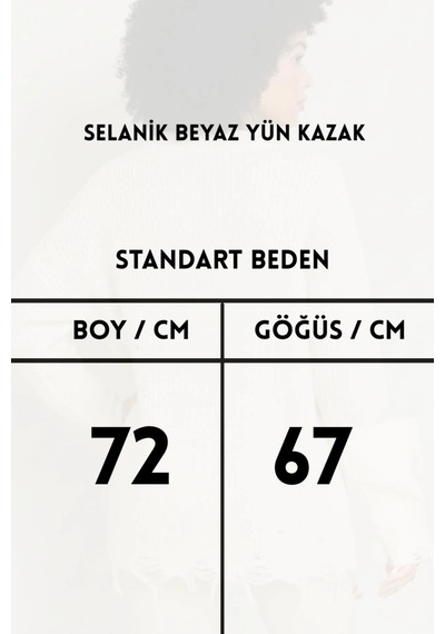 Rovebella Libertà V Yaka Eskitme Detaylı Triko Kazak Beyaz