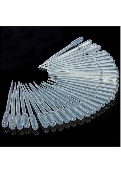 Pastör Pipeti 3Ml - Plastik Damlalık 50 Adet