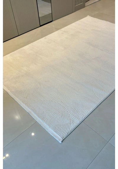Taiga 8612 Krem - Salon, Koridor, Yolluk, Mutfak, Antre, Yatak Ve Oturma Odası Halısı Krem 4