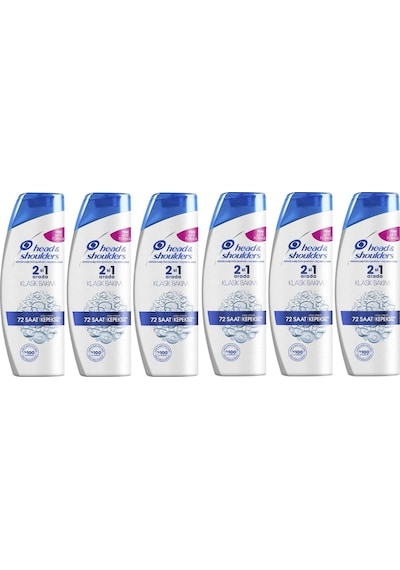 Head & Shoulders 2 in 1 Klasik Bakım Şampuan 6 x 250 ML