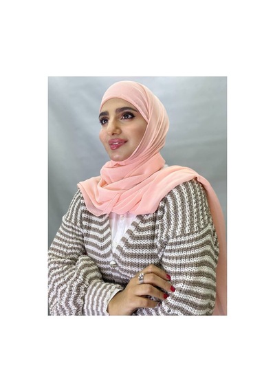 ALDAIYR Hazır Pratik Lüks Boru Boneli Şifon Şal Boa12354 Pembe Budara