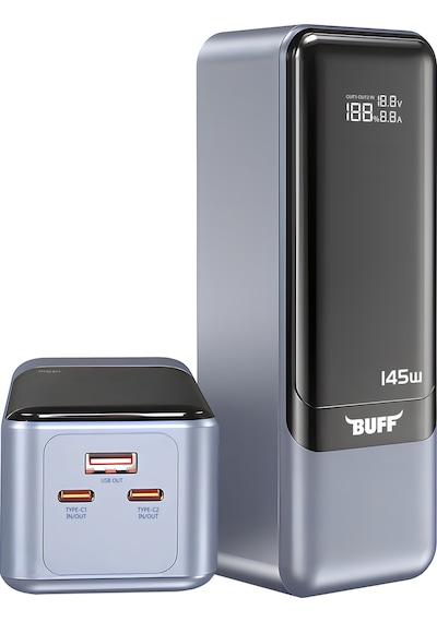 Buff BP16 145 W Dijital Ekranlı 27000 mAh Powerbank