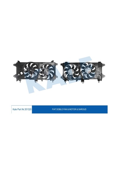 FAN MOTORU DOBLO 1,3MJT 03+ 1,9D 01+ EURO 4 AC 51755591 351320